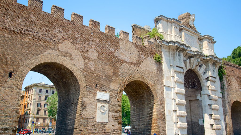 San Giovanni showing heritage elements, heritage architecture and a castle