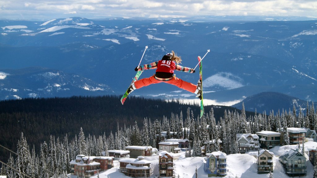 Silver Star Ski Resort featuring a luxury hotel or resort, snow skiing and forests