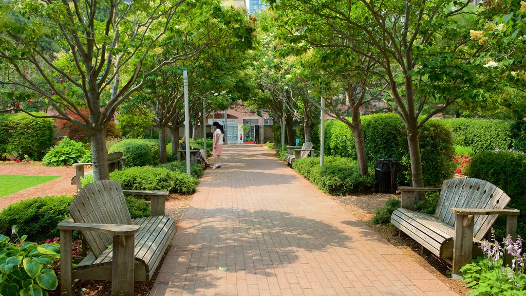 Centro Cívico de Mississauga ofreciendo un jardín