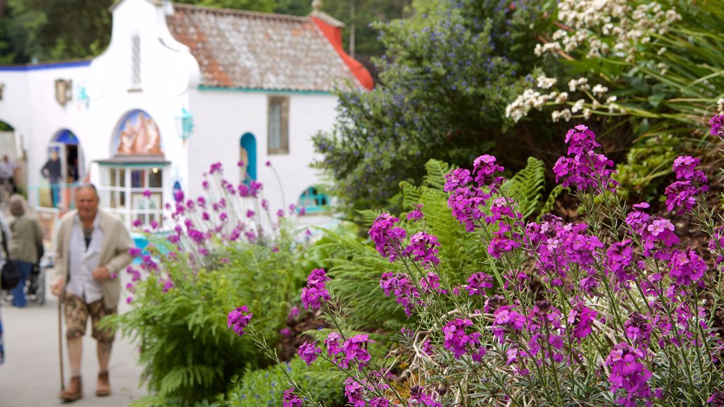 Portmeirion que inclui flores silvestres