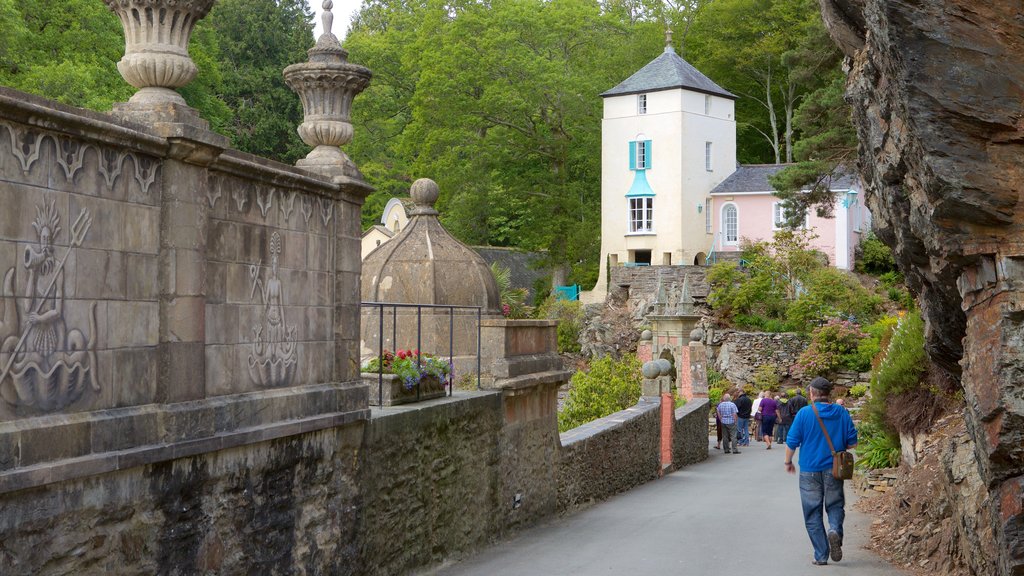 Portmeirion which includes a small town or village