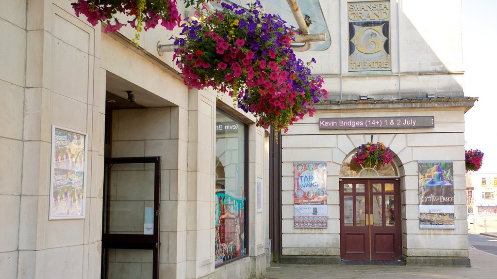 Grand Theatre featuring street scenes