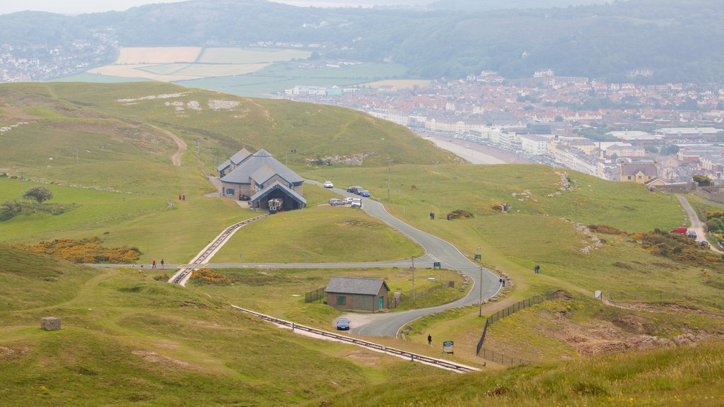 Great Orme showing farmland