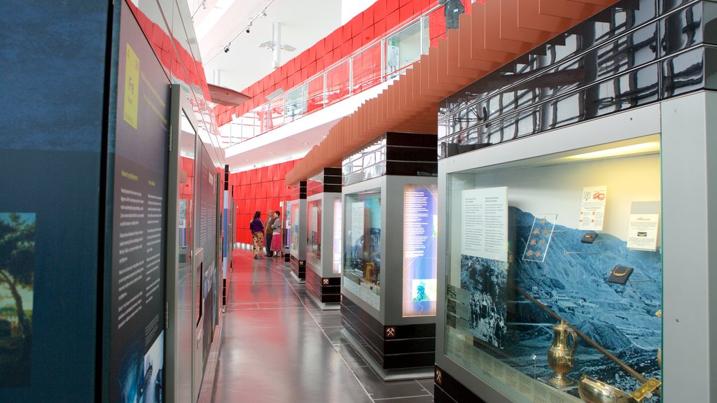 National Waterfront Museum featuring interior views