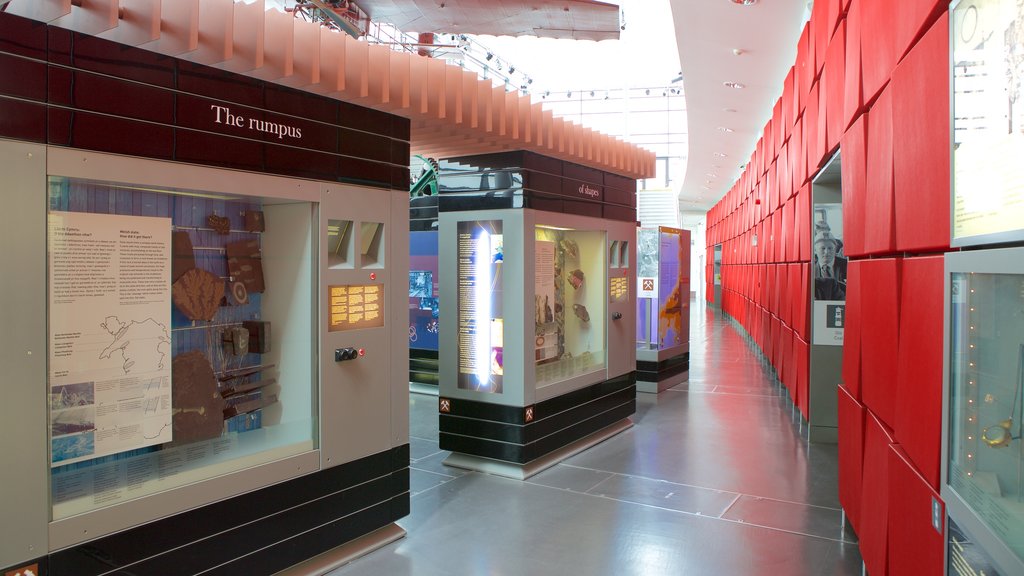 National Waterfront Museum featuring interior views