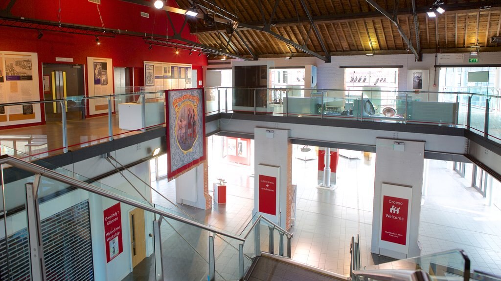 National Waterfront Museum showing interior views