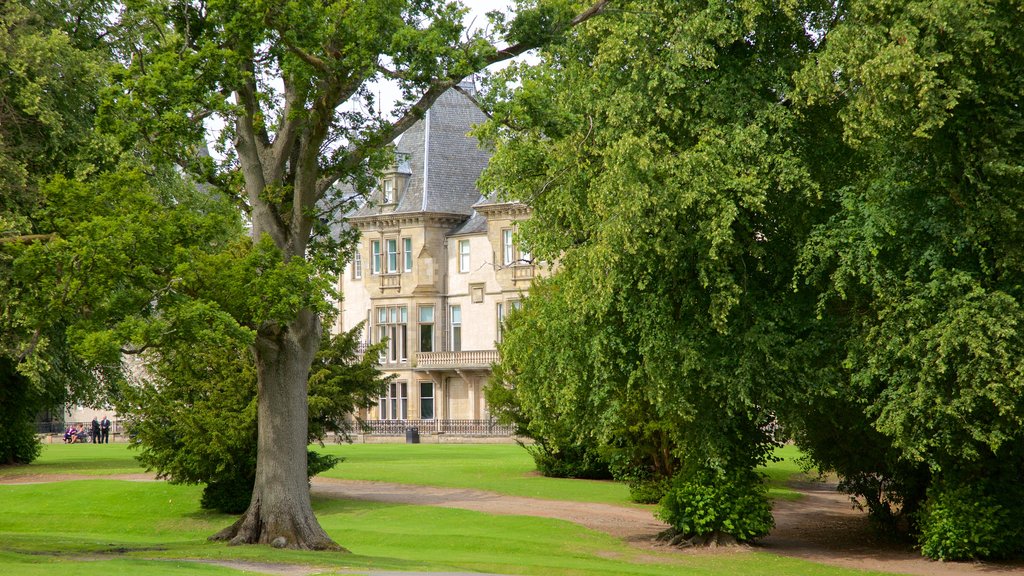 Callendar House showing a garden