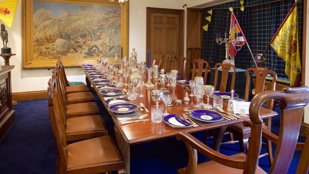 Gordon Highlanders Museum showing interior views and heritage elements