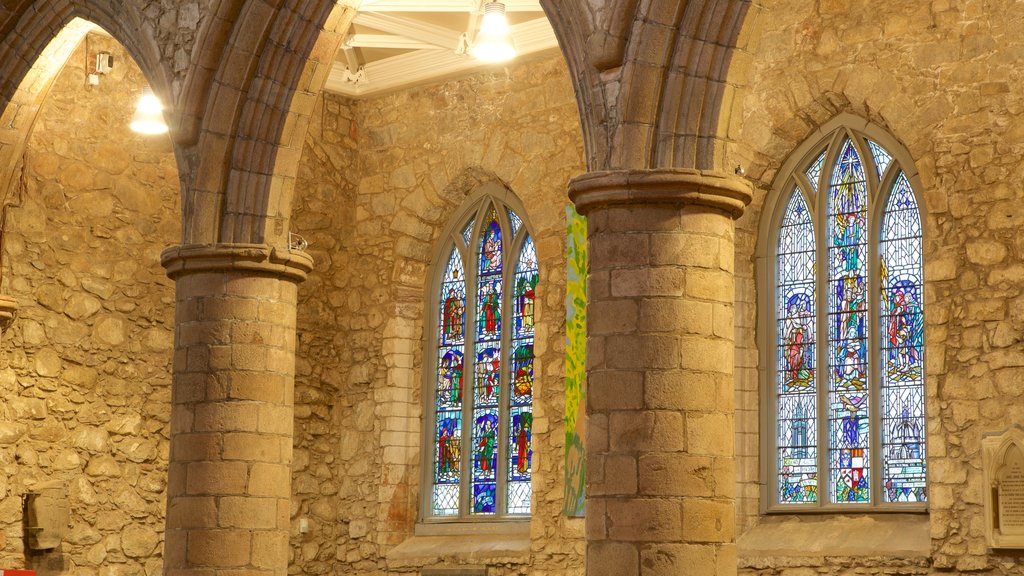 Cathedral of St. Machar showing heritage elements, a church or cathedral and interior views