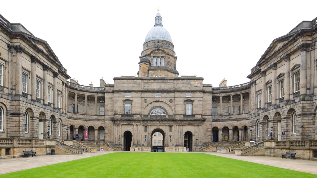 University of Edinburgh which includes heritage architecture and heritage elements