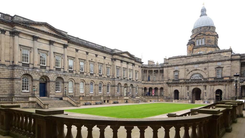 University of Edinburgh which includes heritage architecture and heritage elements