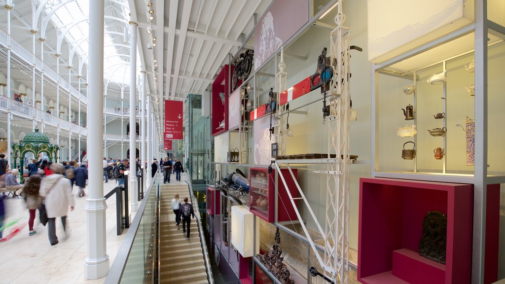 National Museum of Scotland showing interior views