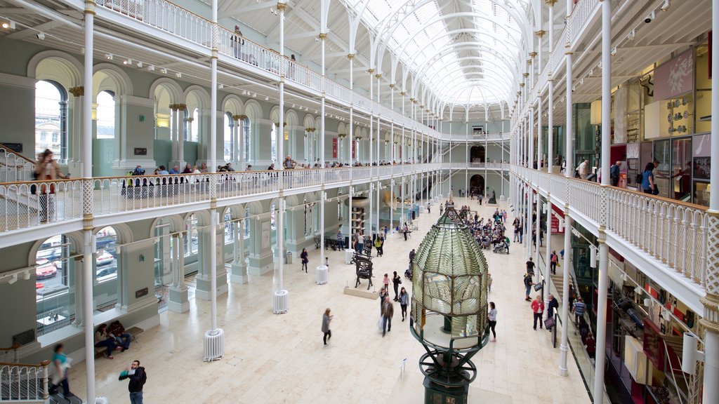 National Museum of Scotland featuring interior views