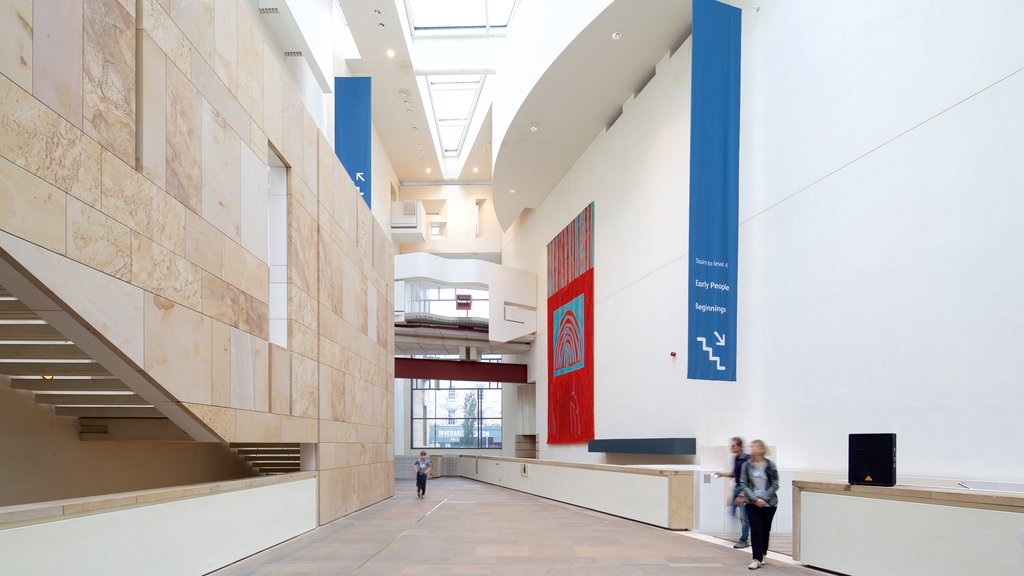 National Museum of Scotland showing interior views