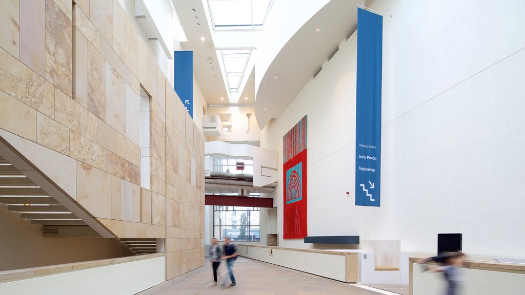 National Museum of Scotland showing interior views