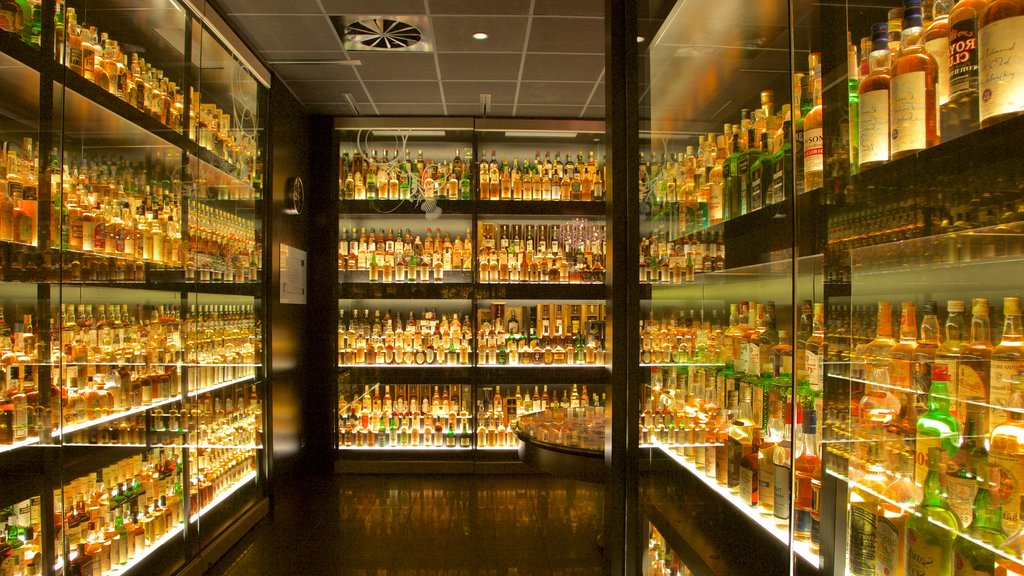 The Scotch Whisky Experience featuring interior views