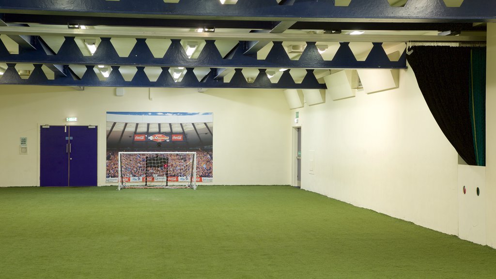 Hampden Park which includes interior views