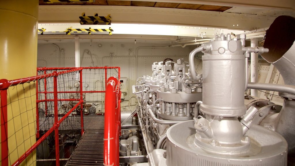 Tall Ship at Glasgow Harbour toont varen, interieur en historisch erfgoed