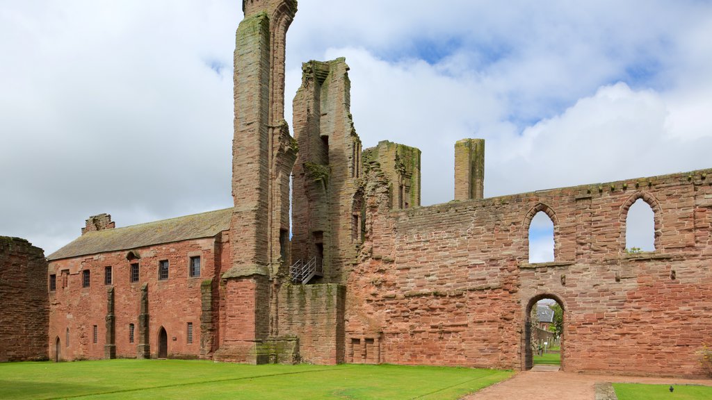 Arbroath Abbey som inkluderer historisk arkitektur og kulturarv