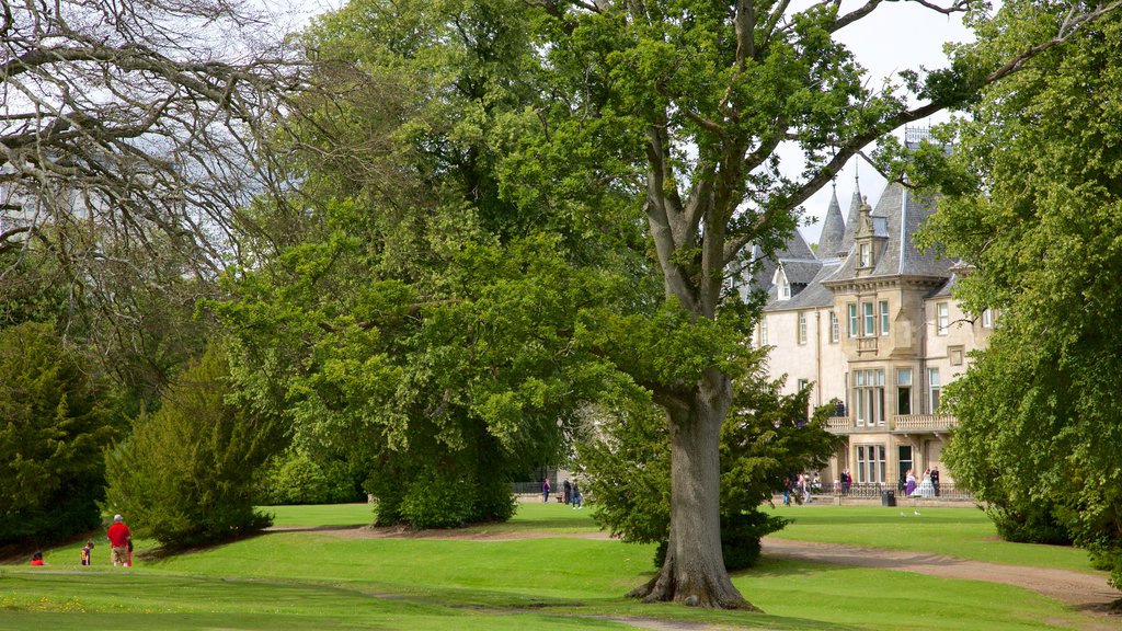 Callendar House showing a park