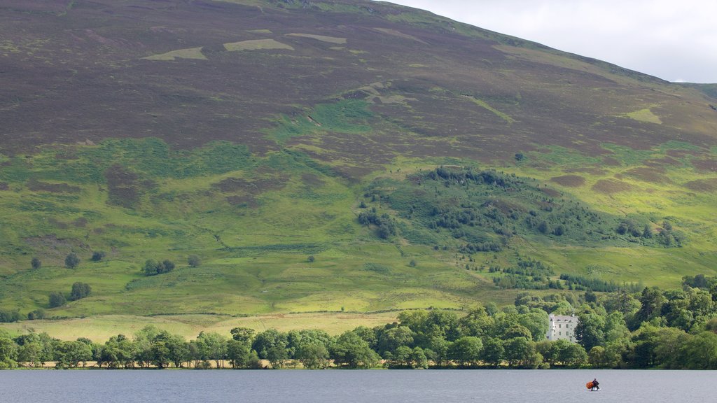 Loch Earn which includes farmland