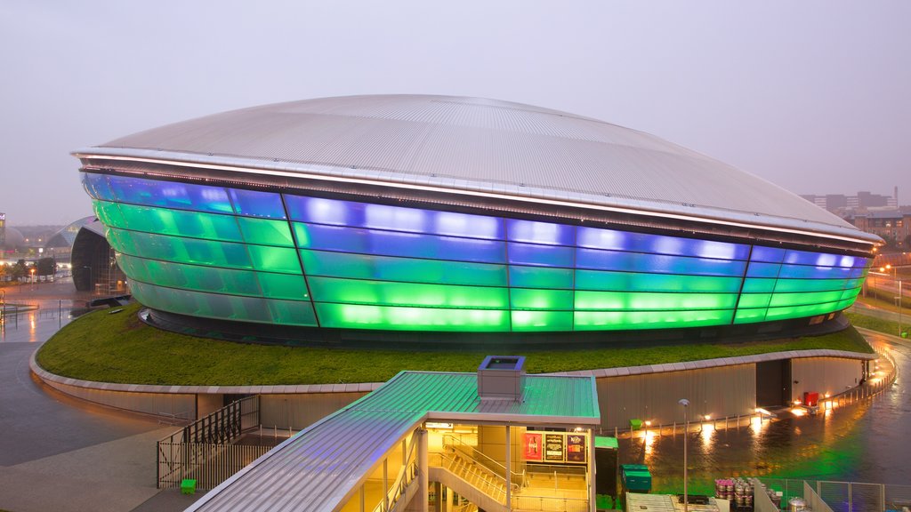 The SSE Hydro showing mist or fog