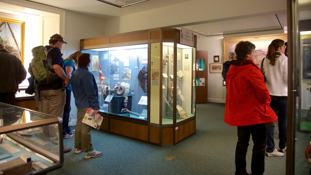 Stirling showing interior views as well as a large group of people