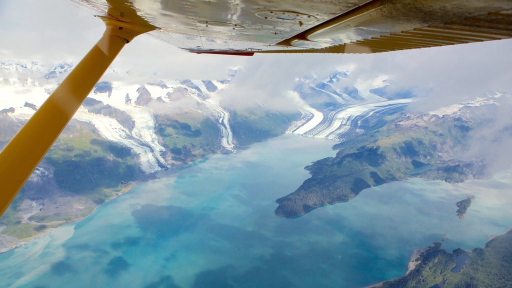 Chugach State Park inclusief een vliegtuig en vliegtuigen