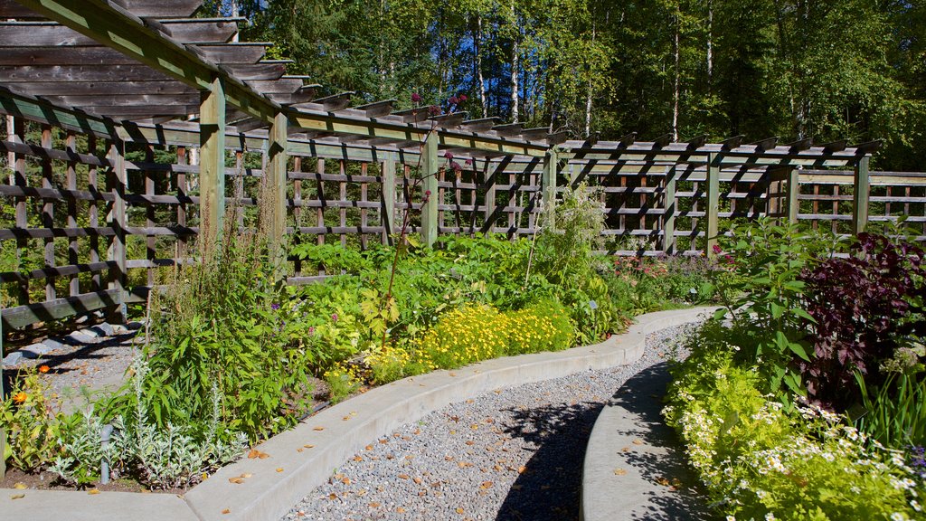 Alaska Botanical Garden featuring a park