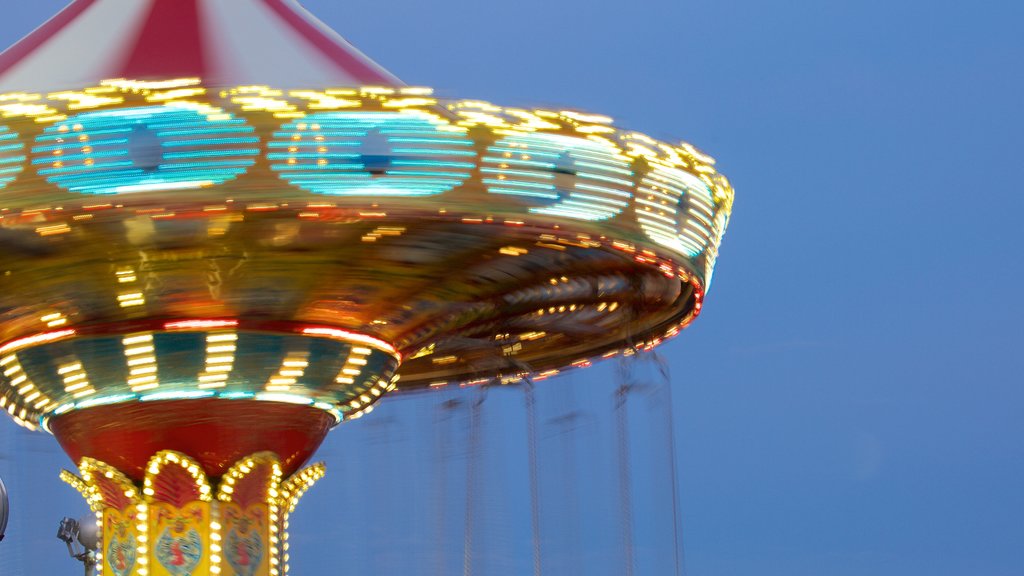 Steel Pier which includes rides