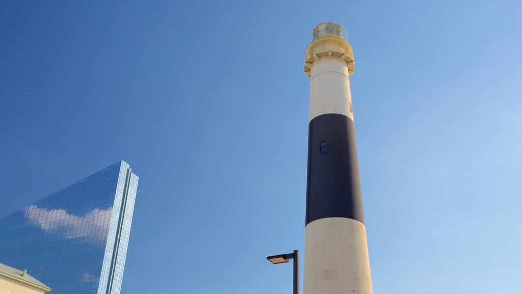 Absecon Lighthouse showing a lighthouse