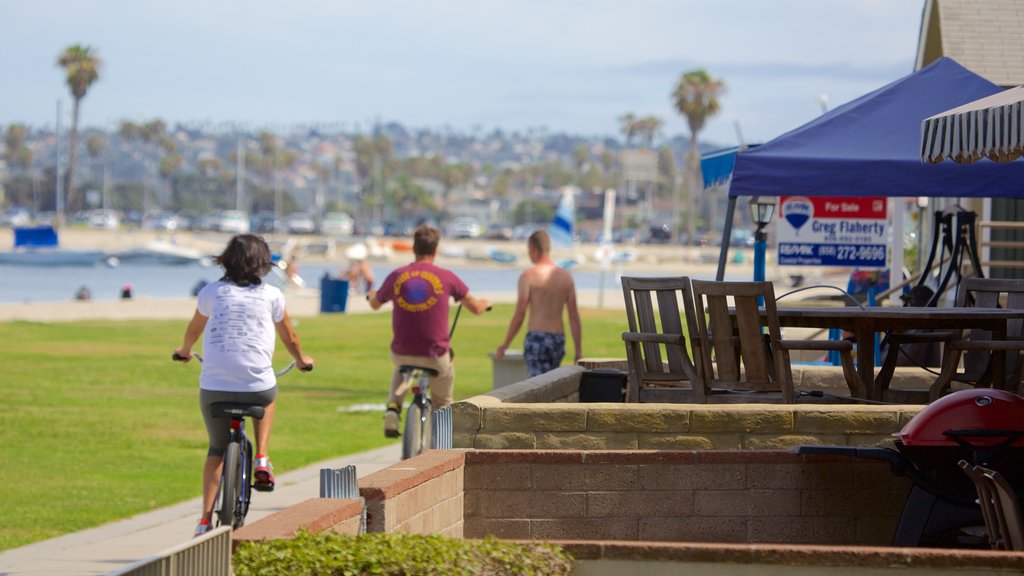 Mission Bay showing cycling