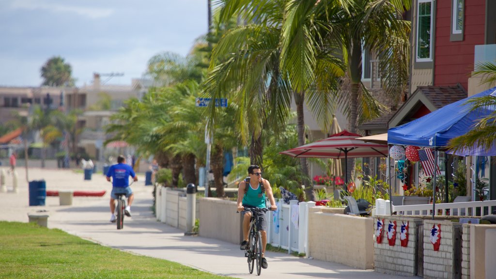 Mission Bay que incluye ciclismo