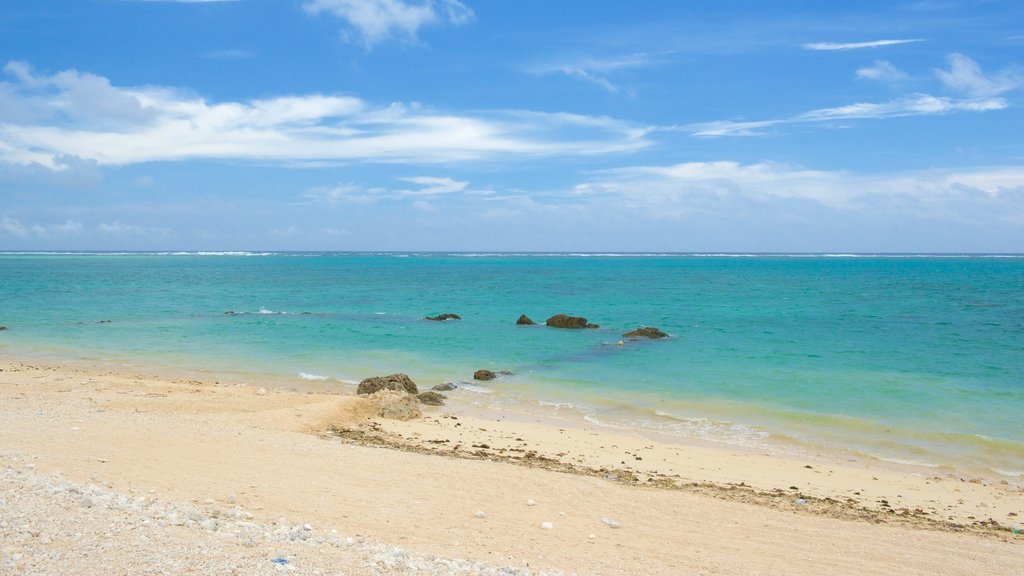 Shiraho Beach featuring a beach