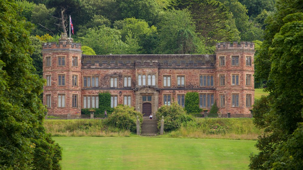 Mt. Edgcumbe showing a castle and heritage architecture