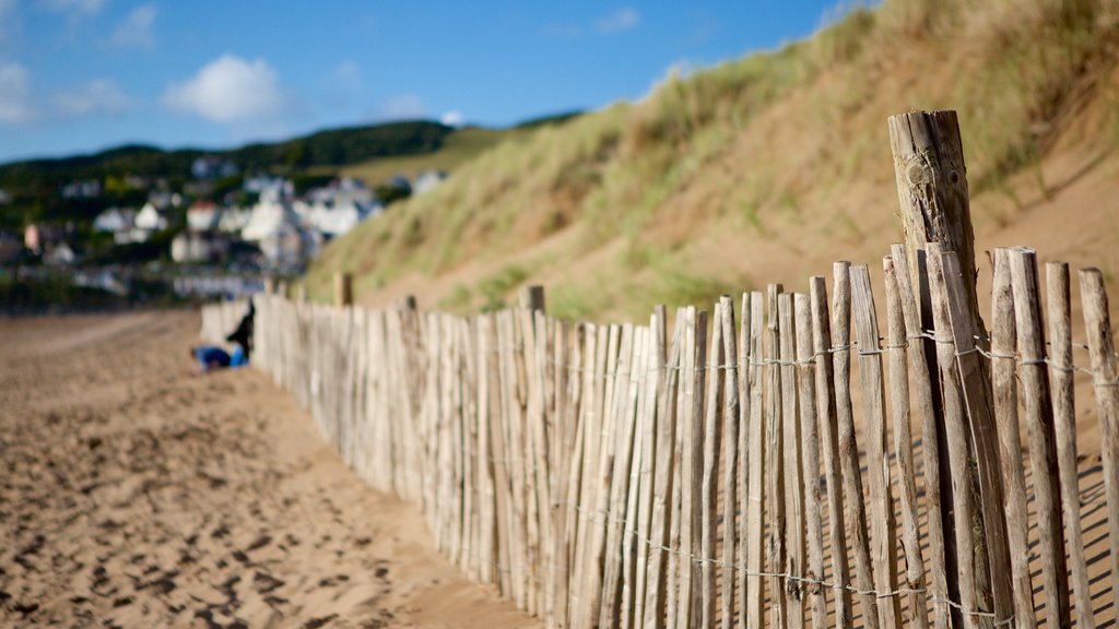 Woolacombe ofreciendo una playa