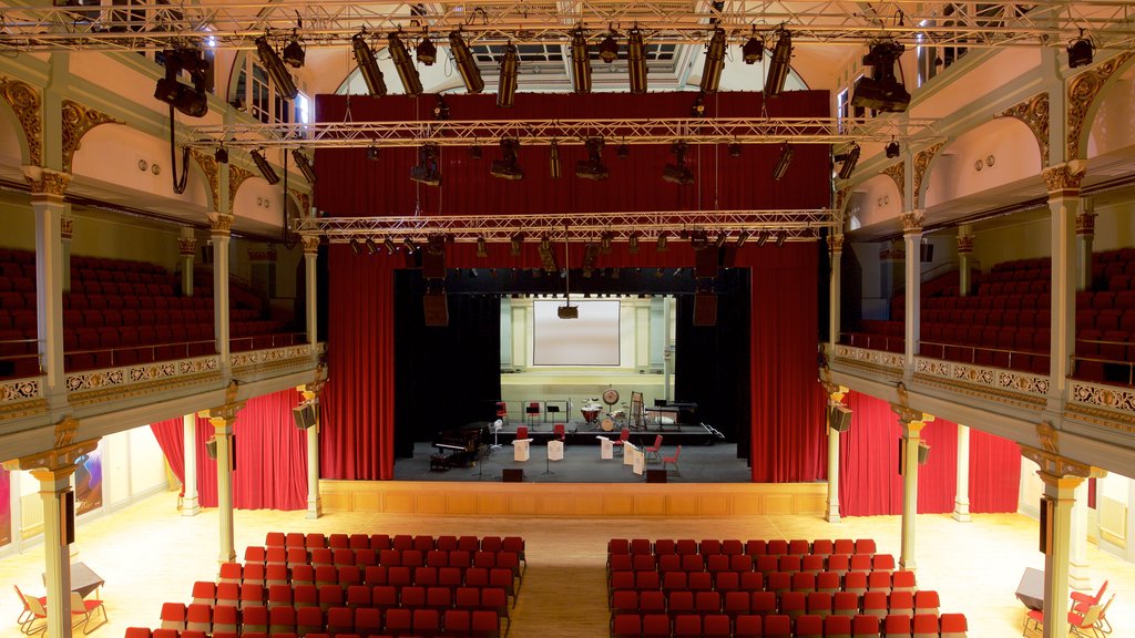 Scarborough Spa showing theatre scenes and interior views