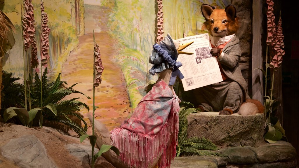 El mundo de Beatrix Potter mostrando animales