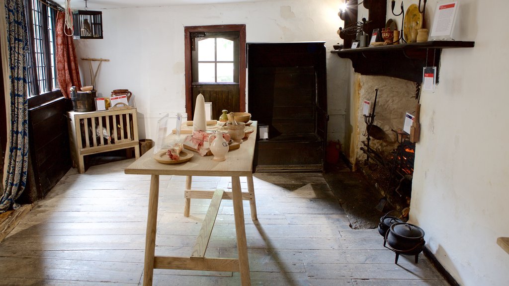 Elizabethan House which includes heritage elements and interior views