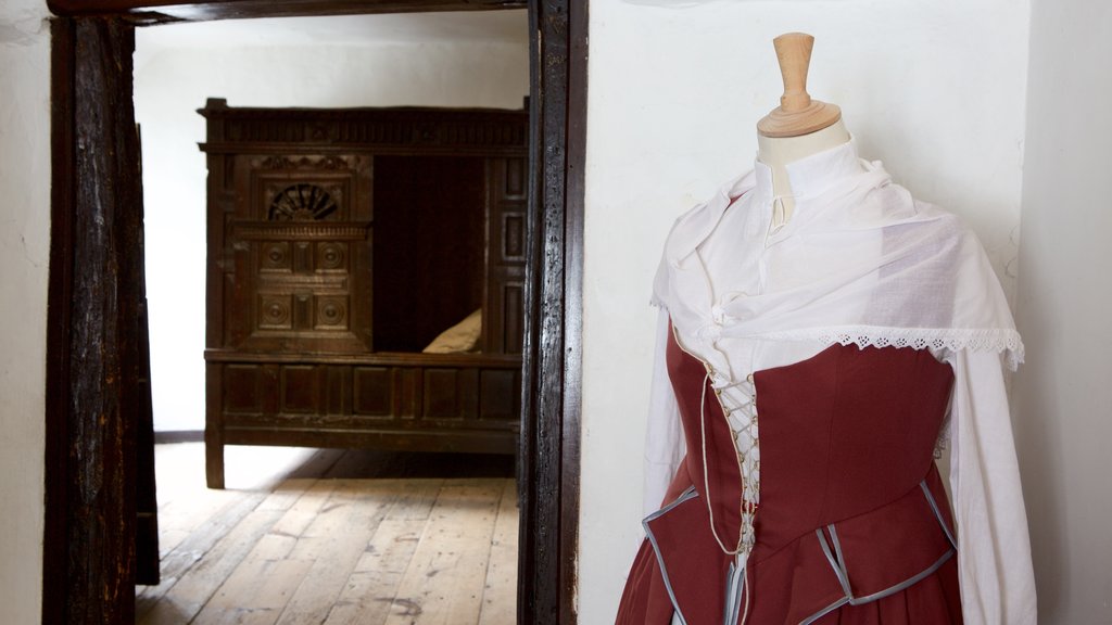 Elizabethan House mostrando vistas internas e moda