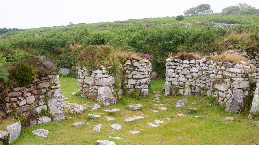 Chysauster Ancient Village featuring a ruin and heritage elements