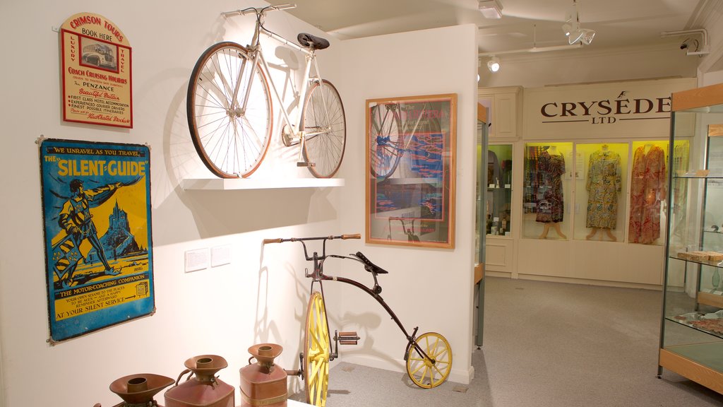 Penlee House Gallery and Museum showing interior views and heritage elements