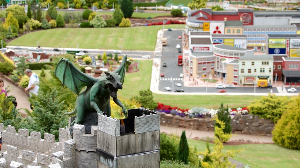 Babbacombe Model Village and Gardens which includes a small town or village, outdoor art and a garden