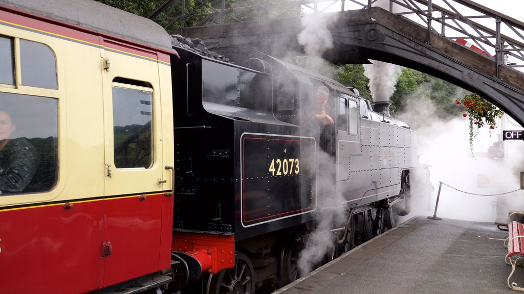 Cumbria featuring railway items and heritage elements