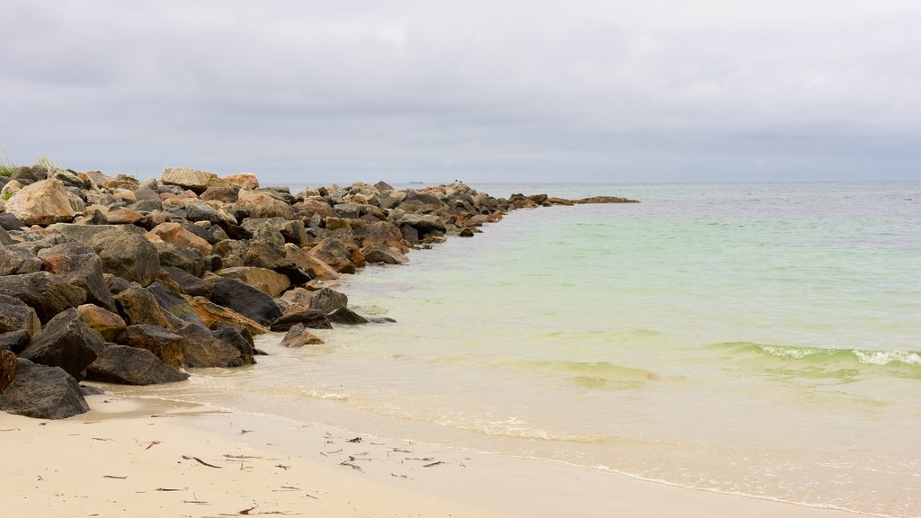 Bleik Beach which includes a beach