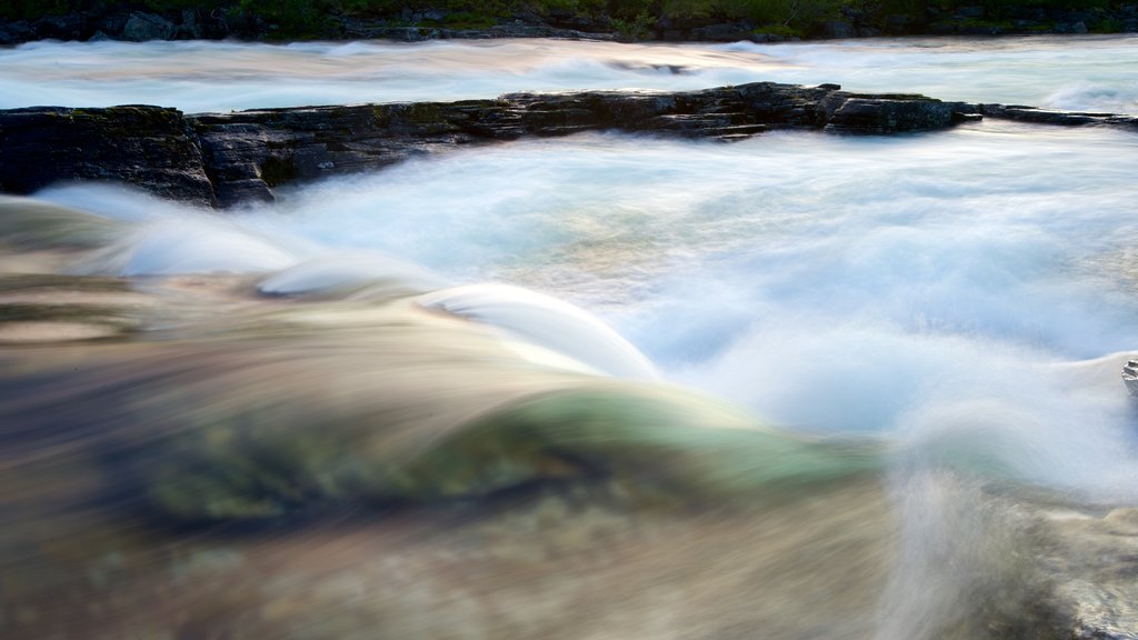 Parque Nacional de Abisko caracterizando córrego