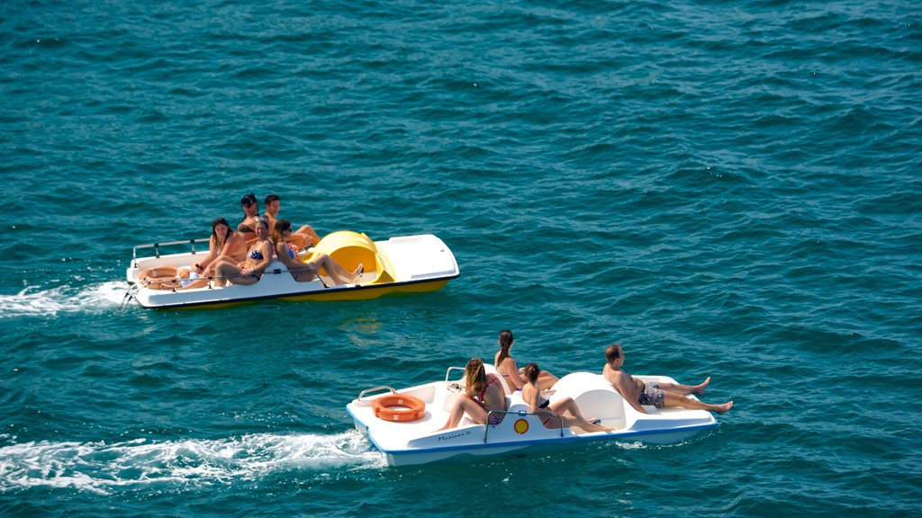 Polignano a Mare featuring boating