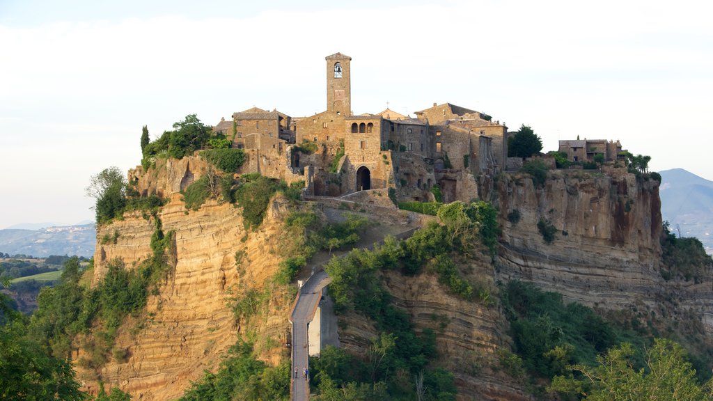 Bagnoregio som viser palass