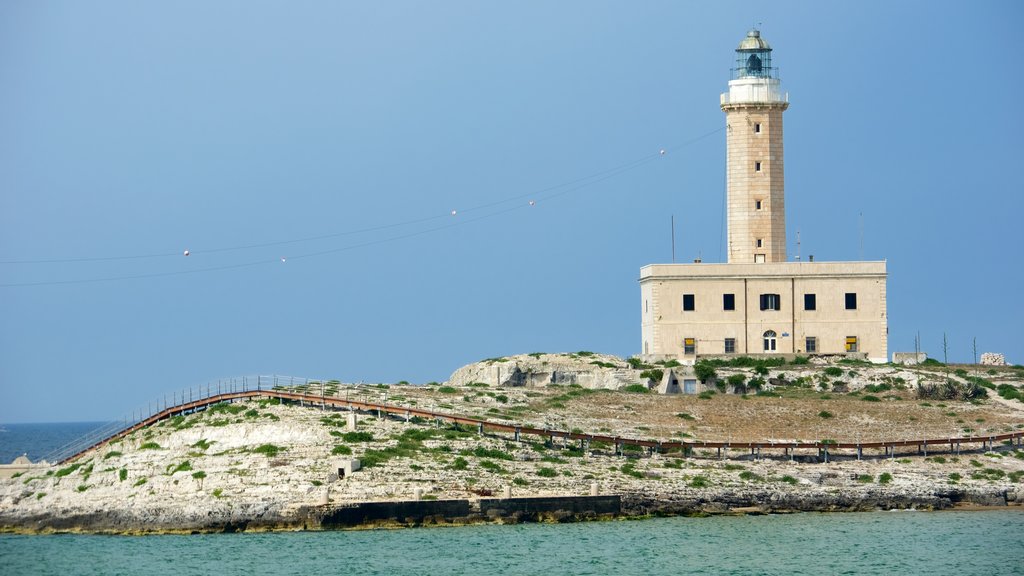 Vieste featuring a lighthouse