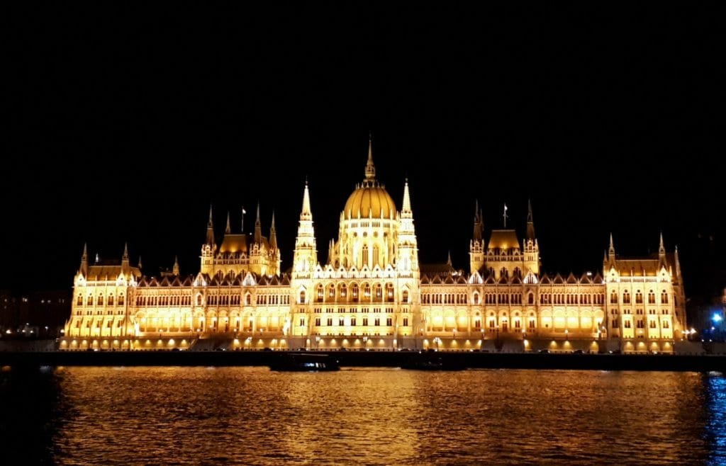 Das ungarische Parlament in Budapest